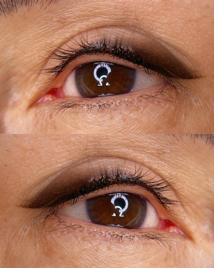 Eyeliner tattoo result 6