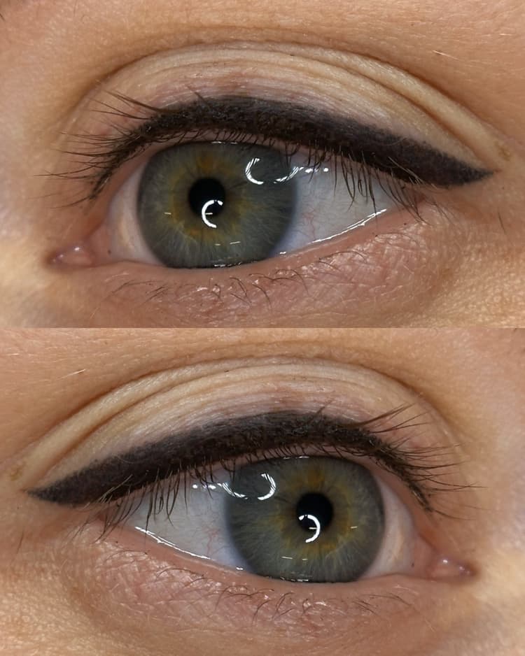 Eyeliner tattoo result 8