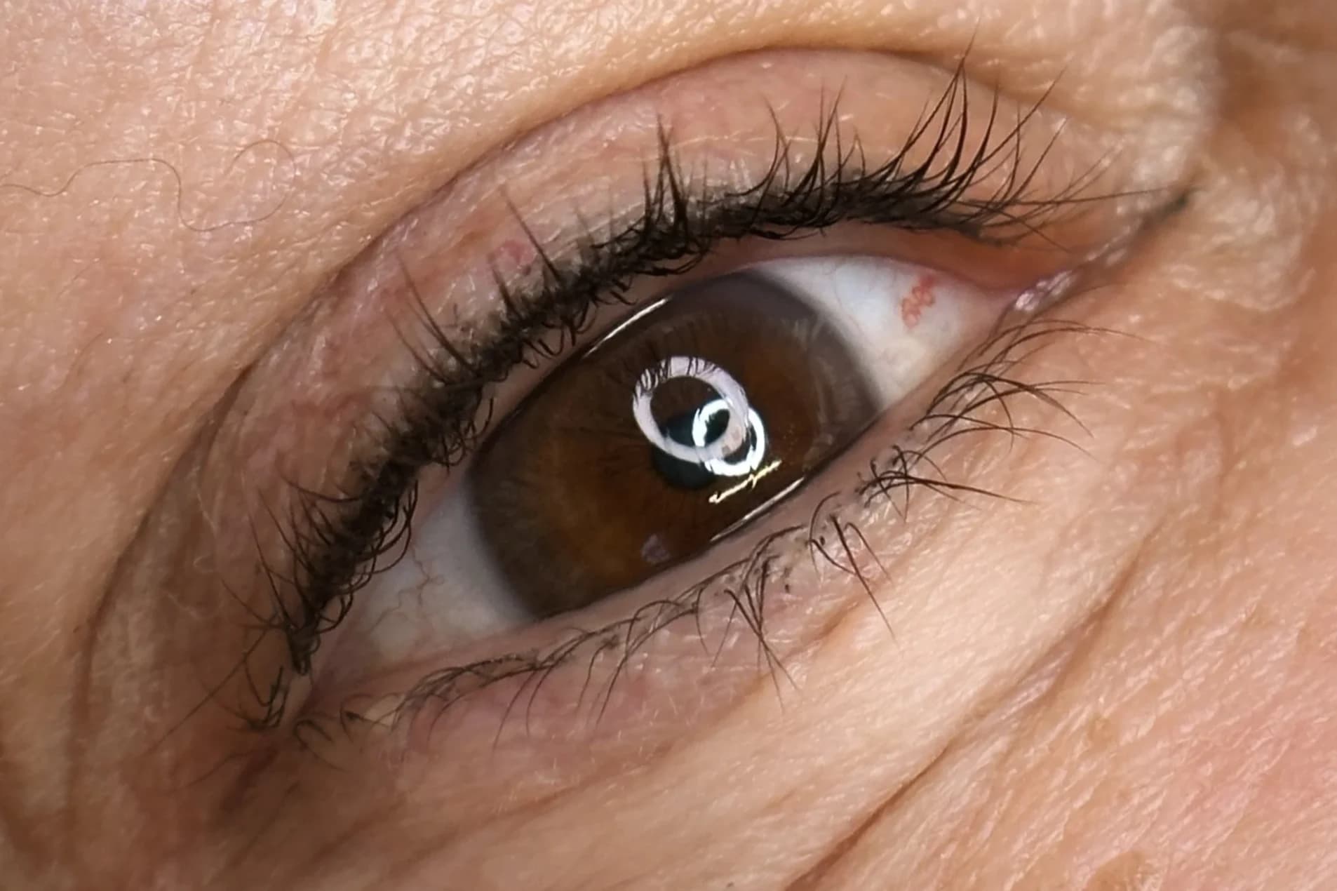 Lashline Enhancement close-up