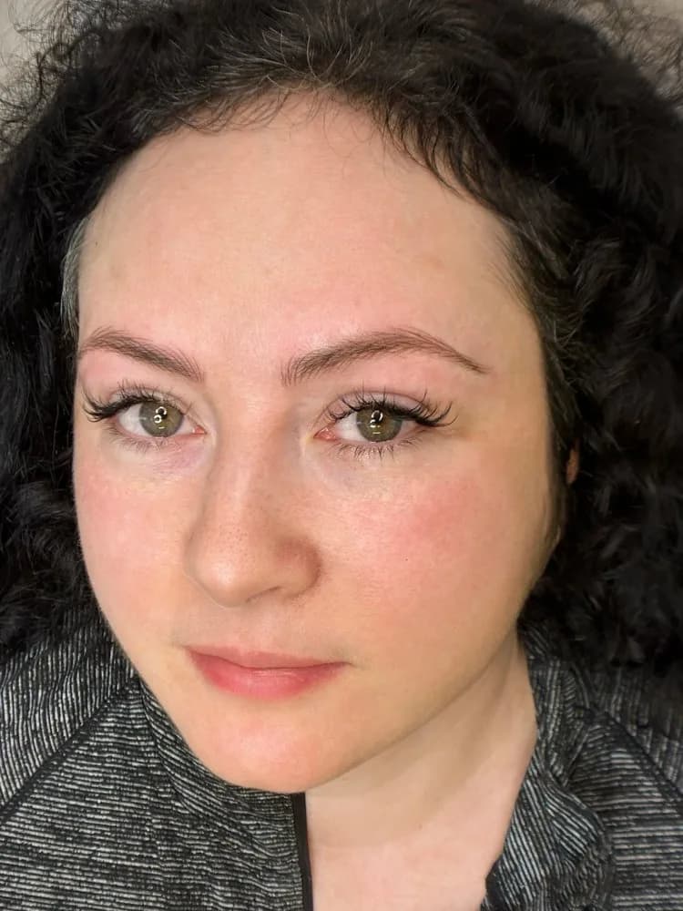 Machine Nano Brows healed result